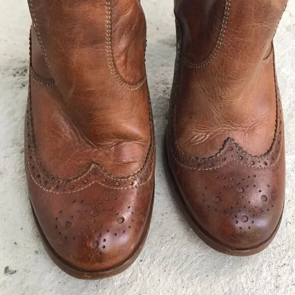 Belstaff wingtip ankle boots - Picture 4 of 8